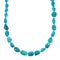 Native American Navajo Turquoise Sterling Silver Bead Necklace X11180